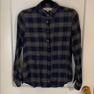 Plaid Blouse